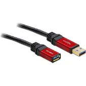 DeLOCK - USB 3.0 Verlengkabel - Zwart - 1 meter