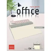 Elco Documento Enveloppen Zonder Venster C4 324 (B) x 239 (H) mm Kleefstrip Beige 120 g/m² 10 Stuks
