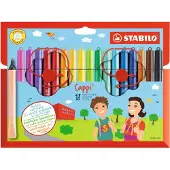 Stabilo Cappi viltstiften (18 stuks)