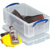 Really Useful Opbergbox 5l 340x200x125mm transp wt