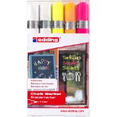 Edding 4095 krijtstiften wit (5 stuks)