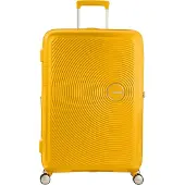 American Tourister Soundbox Expandable Spinner 55cm Golden Yellow