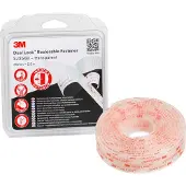 3M Dual Lock Klittenband Om vast te plakken (l x b) 2.5 m x 25 mm Transparant 1 stuk(s)