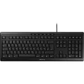 Cherry Stream toetsenbord JK-8500 DE-2, QWERTZ, plat, stil, SX-schaarmechanisme, zwart