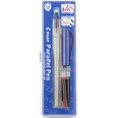 Pilot Pen Stylo plume calligraphique Parallel Pen, corps bleu