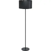 Eglo Vloerlamp Maserlo, zwart, Woon-/ Eetkamer, metaal, Modern, vloerlamp
