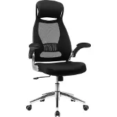 Songmics Bureaustoel met mesh bekleding en hoofdsteun