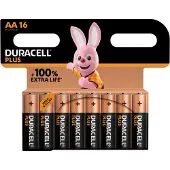 Duracell | Plus Power 100 Alkaline Battery Aa Lr6 16 Unit