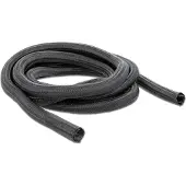 DeLOCK Braided Sleeving self-closing 10 m x 16 mm black