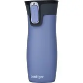 CONTIGO West Loop Autoseal thermosbeker, roestvrijstalen isoleerbeker, koffiebeker-to-go, BPA-vrij, lekvrije beker-to-go met Easy-Clean-deksel, houdt tot 5 uur warm, 470 ml | Earl Grey