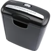 Genie 240 S Papierversnipperaar - 6 vellen DIN A4 (80 g/m²) - Stripe Cut - 10 Liter - Thuis/ Kantoor - Zwart