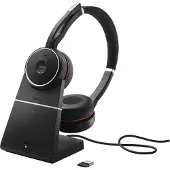 Jabra Evolve 75 SE UC Stereo Office Headset + Charging Stand