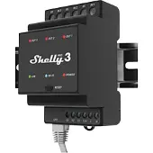 Shelly Pro 3 DIN-railrelais WiFi, Bluetooth