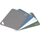 Kesper Flexibele Snijmat, 4-delig, 38x30x0.2cm, 4 kleuren,