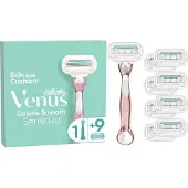 Venus Gillette Deluxe Smooth Sensitive + 9 Recharges de Rasoir