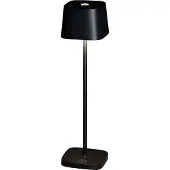 Konstsmide Tuin Tafellamp Capri Mini | 2.2W LED | Zwart Aluminium | 2700K/3000K | IP54 | Dimbaar