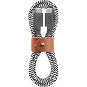 Native Union Belt Cable - USB-C - 60W - 1.2m - Zebra
