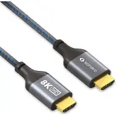 Sonero HDMI naar HDMI kabel - 8K60 - grijs/blauw - 3,00m