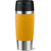 EMSA Travel Mug Classic 36 ml Roestvrijstaal, Geel