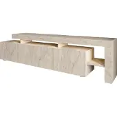 Skye Decor Beliz TV-meubel | 100% MELAMINE | Travertijn - - TV-meubel - Beige - Spaanplaat