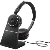 Jabra Bluetooth headsets Evolve 75 MS stereo inclusief charging stand