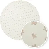Meyco knoeimat gingerbread print 110 cm beige | Maat: 110 cm