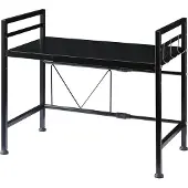 En.casa Magnetron rek Sorsele keukenrek 48x40-63x32 cm zwart []