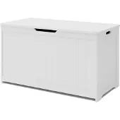 En.casa Speelgoedkist Podek opbergkist 80x40x44,5 cm wit []