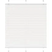 vidaXL Plissé rolgordijn 115x150 cm stofbreedte 114,4cm polyester wit