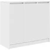 vidaXL Dressoir 85x34x76 cm bewerkt hout wit