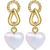 Victoria Hyde Oorbellen goud / wit