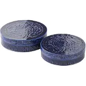 J-Line Set van 2 Box Nag Iron Blauw
