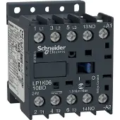 Schneider Elektros energijos 6A 3P DC 0Z (LP1K0601BD3), Relais