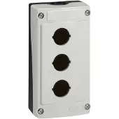 Baco LBX0300 224203 Lege behuizing 3 inbouwplaatsen (l x b x h) 140 x 74 x 47.9 mm Grijs, Zwart 1 stuk(s)