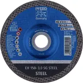 PFERD TOOLS EH 150-3,0 SG STEEL 61323122 Doorslijpschijf gebogen 150 mm 25 stuk(s) Staal