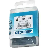 Gedore 690 PZD 3 S-010 6553090 Kruis-bit PZ 3 Chroom-vanadium speciaal staal Gebruineerd C 6.3 1 stuk(s)
