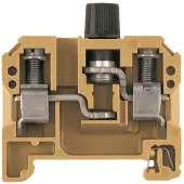 Weidmuller 0501520000 Zekering-serieklem Schroeven Middelgeel 20 stuk(s) Piece