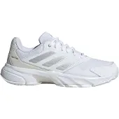 Adidas Sportschoen 'CourtJam Control 3' lichtgrijs / zilver / wit