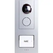 M-E modern-electronics VS-11 S Vistasmart video-deurbel, LAN, WLAN, buitenunit, zilver (41359)