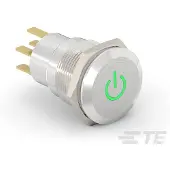 TE Connectivity 7-2213766-4 TE AMP Illuminated Pushbutton Switches 1 stuk(s) Tray