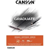 Canson Schetsboek Canson Graduate Croquis A5 96gr 40vel | 5 stuks