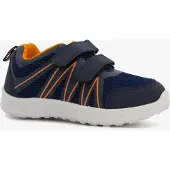 Chicane kinder gymschoenen klittenband blauw oranje maat 34