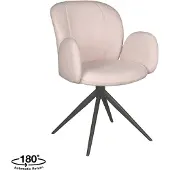 Label51 - Eetkamerstoel Kimball - Beige - 61x59x86cm - Set van 2