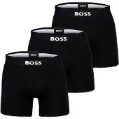 BOSS Boxershorts zwart / wit
