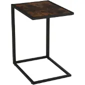 HOMCOM HOMdotCOM C-vormige bijzettafel 40,6 cm x 50,8 cm x 64,2 cm