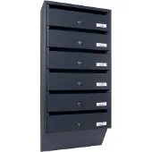 Profirst Brievenbussysteem Maildrop 6 Antraciet