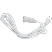 Eglo Kerstpyjama E14 25w 350 Cm Wit - Lampsnoeren & lampverlengstukken Kunststof White - U4