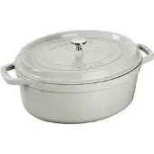 Staub White Truffle stoofpan ovaal 4,2 l