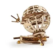 Ugears Globe Wooden Mechanical Model Construction Game Goud Kinderen