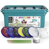 Snazaroo 1172018 Mini Starter Kit Aqua Schminke – Kinder & Volwassenen Schminke – Hypoallergeen – Halloween & Fasching – 14-delig